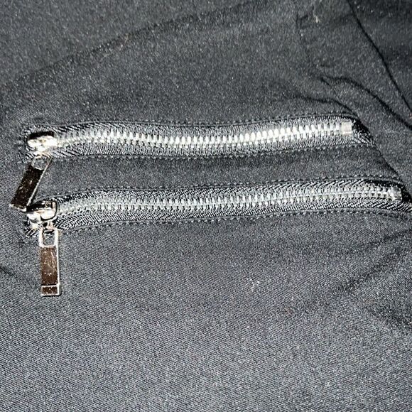 Inno brand black stretchy boot cut pull on slacks. New - Picture 5 of 7